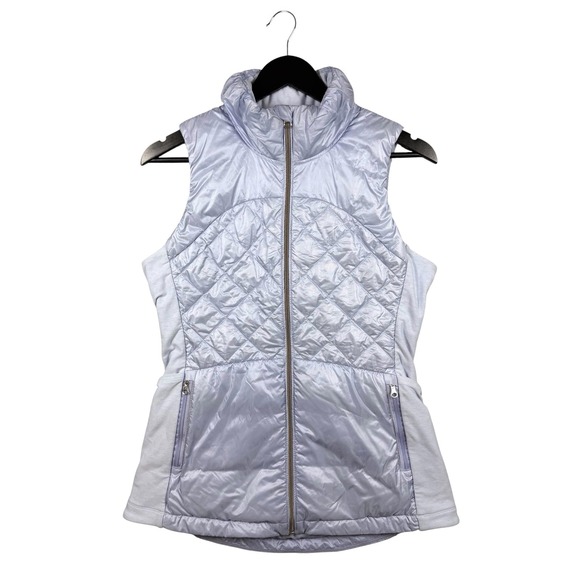 lululemon athletica Jackets & Blazers - Lululemon Down For Run Down Vest Pale Blue Women's Sz 8